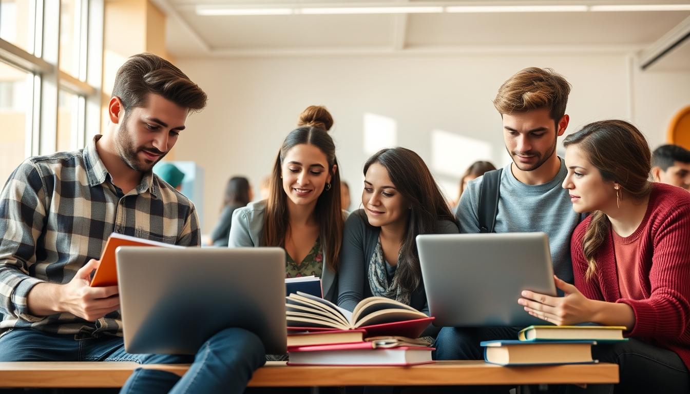 Organized study environment supporting productive learning